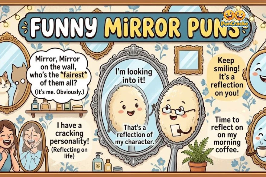 Funny Mirror Puns